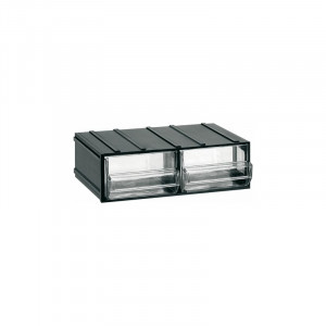 412 Cutii cu sertare transparente 192x148x63mm - Img 2