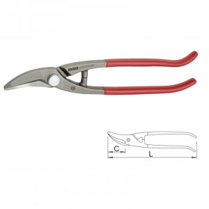 615041 Foarfeca de fasonat tabla, 280 mm, 572R 7PR, Unior - Img 2