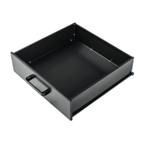 Banc de lucru 1200 x 600 x 830 mm , blat din lemn, gri inchis, 5 sertare + 1 usa,MSS - Img 2