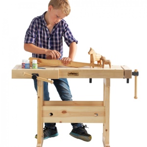 Banc de lucru pentru tamplarie JUNIOR/SENIOR + dulap 0022, Sjobergs - Img 14