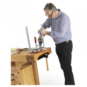 Banc de lucru pentru tamplarie PROFI Elite 2000 + dulap SM08 SJOBREGS - Img 2