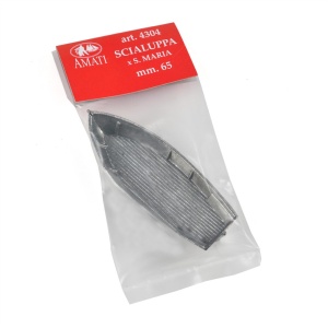 Barca salvare din metal pentru caravele, 65mm, Amati - Img 5