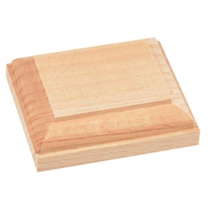 Baza lemn masiv 60x70mm pt modele/figurine modelism, Amati Italia. - Img 2
