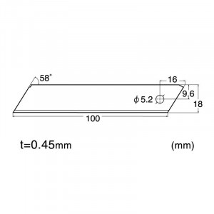 BL-3000-50 Set 50 lame cutter nesegmentate de tip L- 18mm, NT Cutter - Img 4