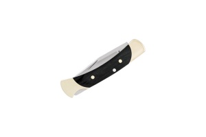 Briceag Buck 55 (0055BRS-B), otel 420HC, maner abanos si alama, Lockback - Img 5