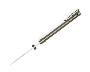 Briceag de buzunar Buck 110 Slim Pro TRX (0110BKS3-B / 0110ORS3-B / 0110GRS3-B), otel S30V, maner G10 - Img 7