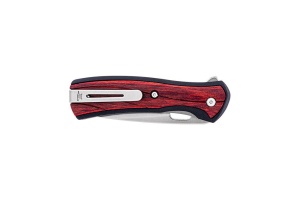 Briceag de buzunar Buck Vantage Avid Mic 0341RWS-B, otel 420HC, maner lemn Dymondwood - Img 6