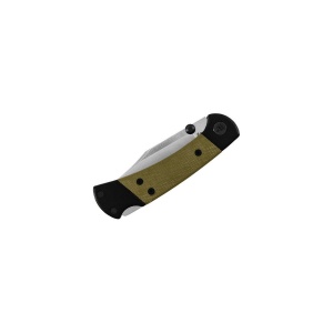 Briceag de vanatoare Buck 112 Ranger Sport 0112GRS5-B, otel S30V, maner Micarta verde si cadru aluminiu, Lockback - Img 2