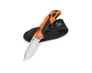 Briceag de vanatoare Buck Pursuit Pro Small 0661ORS-B, otel S35VN, maner Versaflex portocaliu, Lockback - Img 3