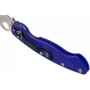 Briceag Military™ Model G-10 Dark Blue CPM S110V, Spyderco - Img 4