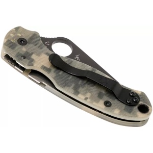 Briceag Para™ 3 G-10 Digital Camo lama neagra, Spyderco - Img 3