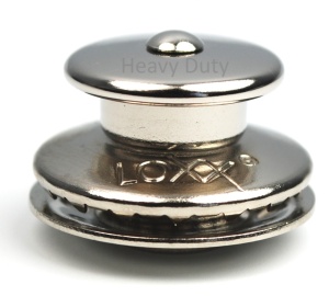 Buton superior nichelat Heavy Duty pentru sisteme de fixare LOXX