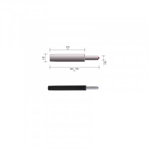 Cilindru pneumatic extra-lung pentru scaune seria WORK - Img 4