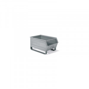 Cutie depozitare metalica, cu bare de alunecare, vopsita/zincata 700x450x300 mm - Img 2