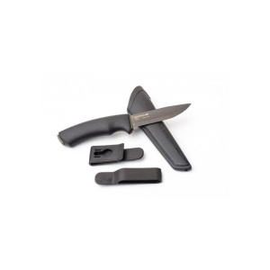 Cutit Bushcraft BlackBlade (C) Outdoor si Supravietuire, lama Otel Carbon C100S cu acoperire DLC , Morakniv - Img 5