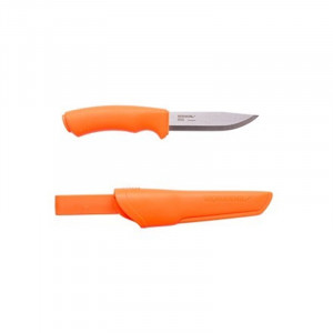Cutit Bushcraft (S) Hi-Vis Orange outdoor si supraviețuire, otel inoxidabil suedez 12C27, Morakniv - Img 4