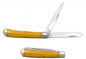 Cutit Cold Steel Trapper 8Cr13MoV (Blue Bone / Jigged Bone / Yellow Bone) - Img 3