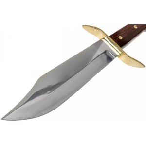 Cutit Cold Steel Wild West Bowie 1090 Carbon cu teaca din piele CS-81B - Img 3