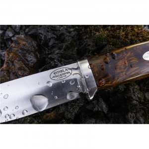 Cutit Fallkniven SK2L Embla, lama Laminated CoS, maner Desert Ironwood, lama 100 mm - Img 11