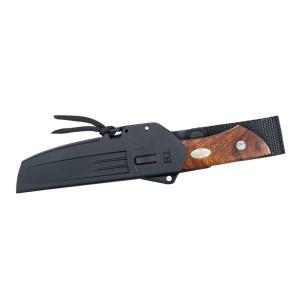 Cutit Fallkniven TH1 Taiga Hunter, lama Laminated CoS, maner Desert Ironwood, lama 90 mm - Img 13