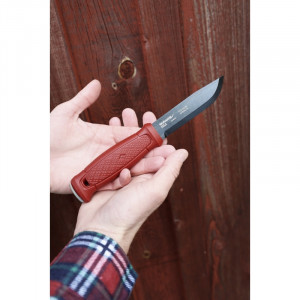 Cutit Full-Tang Morakniv Garberg Dala Red CARBON, Teaca si maner Polimer Dala Red, pentru Bushcraft si Outdoor - Img 4