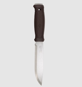 Cutit Full-Tang Morakniv Garberg GRAND Inox cu teaca de piele pentru Bushcraft si Outdoor - Img 2