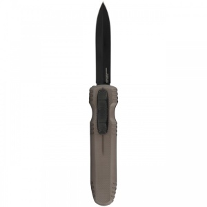 Cutit OTF automat SOG Pentagon OTF FDE 15-61-02-57, lama dubla Cryo CPM S35VN, Dynamic Locking System, Flat Dark Earth, Premium Tactical Knife - Img 3