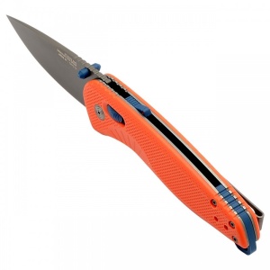 Cutit pliabil SOG Aegis AT Rescue Red Indigo 11-41-10-41, lama Drop Point CRYO D2, deschidere asistata, AT-XR Lock, maner GRN, EDC Premium - Img 2
