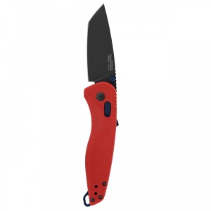 Cutit pliabil SOG Aegis AT Tanto Rescue Red 11-41-08-41, lama Tanto CRYO D2 Black TiNi, deschidere asistata S.A.T., AT-XR Lock, maner GRN Rescue Red, EDC Premium - Img 2