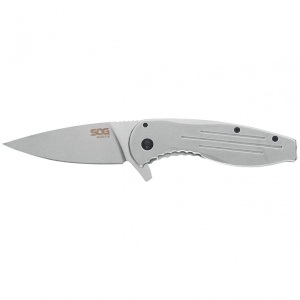 Cutit pliabil SOG Aegis FLK 14-41-02-42, lama Drop Point Cryo D2, Frame Lock, maner G10, EDC Outdoor Folder