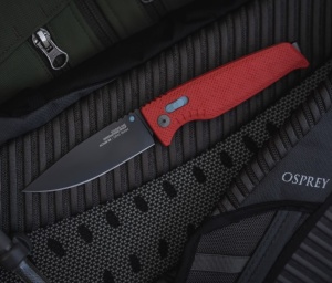 Cutit pliabil SOG Altair XR Canyon Red 12-79-02-57, lama Drop Point CRYO 154CM Satin, XR Lock, Thumb Stud, maner GRN Canyon Red, EDC Ultralight - Img 10