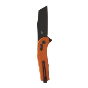 Cutit pliabil SOG Diverge XR Sheepsfoot Orange Black 12-02-07-43, lama Sheepsfoot D2 Stonewashed, XR Lock, deschidere Flipper, maner GRN Orange & Black, EDC Outdoor - Img 3