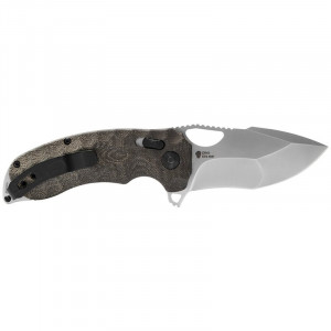 Cutit pliabil SOG Kiku XR Satin, lama CTS XHP, XR Lock, maner Micarta, design Kiku Matsuda - Img 6