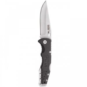 Cutit pliabil SOG Salute Mini Bead Blasted FF1001-CP, lama 8Cr13MoV, Lockback, maner G10, EDC Tactical Folder - Img 14