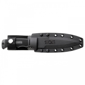Cutit tactic SOG SEAL Pup Black, otel AUS-8, lama partial zimtata 120 mm - Img 16