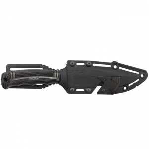 Cutit tactic SOG SEAL Strike Black TiNi, otel AUS-8, lama partial zimtata 125 mm - Img 13