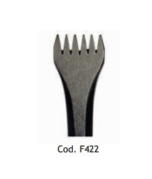 Dalta manuala 6 dinti sculptura piatra, 20 mm, Milani Utensili