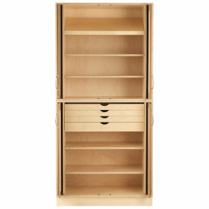 Dulap de depozitare cu usi de tabla/mesteacan CABINET 1, Sjobergs - Img 10