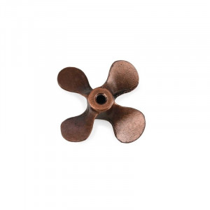 Elice propulsie cu patru pale din metal pt navomodele, 30mm, Amati - Img 2