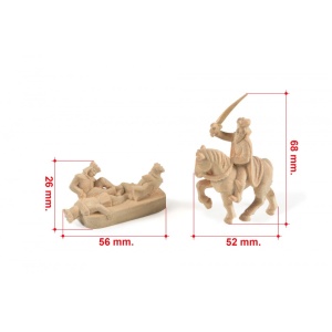 Figurina suveran din lemn pentru navomodele / hobby, Amati Italia - Img 2