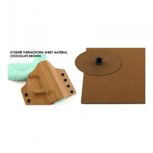 Foaie de KYDEX COYOTE BROWN - 2.36mm grosime - Img 4