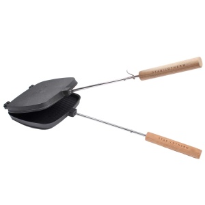 Gratar din fonta pentru foc de tabara Stabilotherm Grilljarn