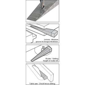 Intrument de masura conic pt tamplarie, METRIC, Veritas Tools. - Img 6
