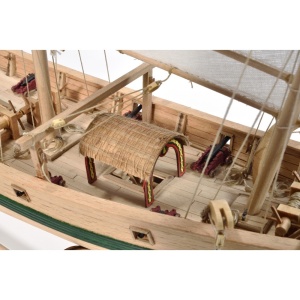 Joanca piratereasca secolele XVIII-XIX, Navomodel Amati, Scara 1:100, Lungime 40cm - Img 13