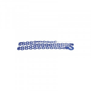 Lanț tip Choker 8mm, 2,5m, cu crlig și ac, albastru - Img 2