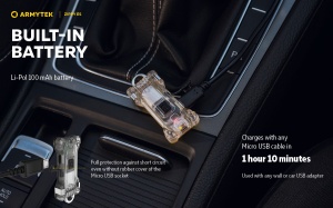 Lanterna breloc Armytek Zippy Extended Set Blue 160 lm - Img 22