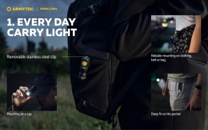 Lanterna EDC Armytek Prime C1 Pro White 1000 lm - Img 5