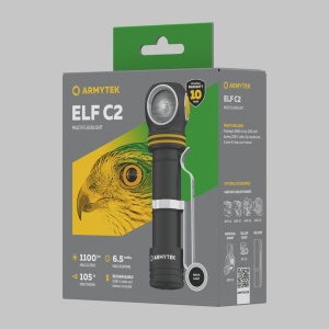 Lanterna frontala Armytek Elf C2 USB-C PCB White 1100 lm cu acumulator 18650 inclus - Img 6