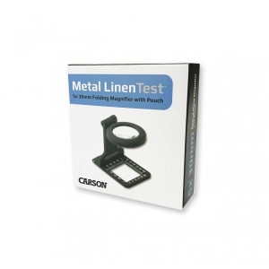 Lupa pliabila Metal LinenTes cu LED și masuratori 5x30 mm - Carson - Img 3