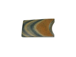 Micarta Canvas (foaie de cort) Natural/Black/Green 2/2/2- 8 mm, pentru maner de cutit